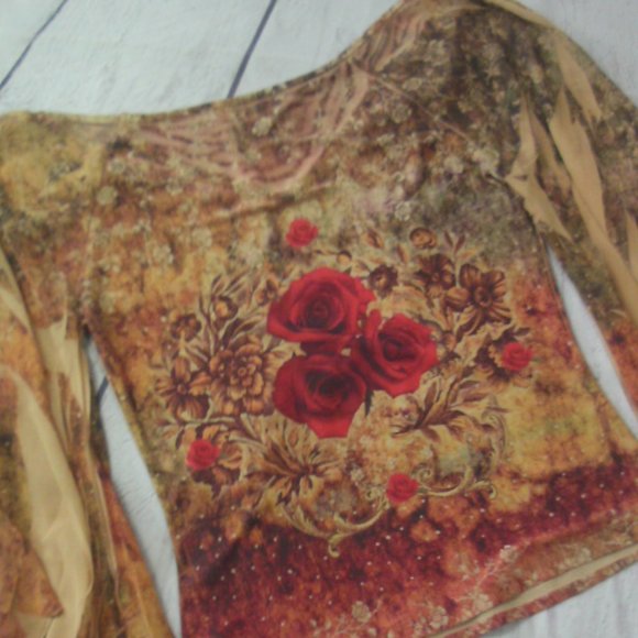 **2 FOR 20** Ladies Niche USA  Small freedom flare  Blouse - Picture 5 of 6